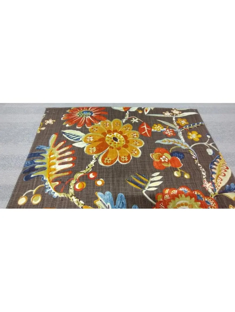 Bohemian Floral Wild Big Flowers Pindler Cotton Designer Fabric Sampler 23 x 23